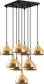 Candeeiro Chandelier Tattoo – Dourado – 63 x 63 cm