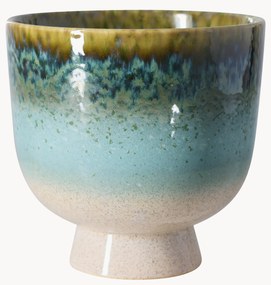 Vaso artesanal com vidrado reativo Retro
