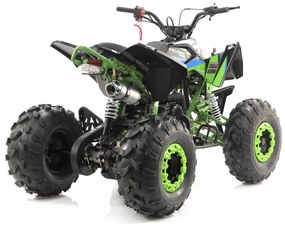 MINI MOTO 4 GASOLINA PARA CRIANÇAS velocidade até 45Km/h Roan 125cc semiautomático Falcon RN-1-2-3 R8 Verde