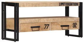 Móvel de TV 100x30x45 cm madeira de mangueira maciça