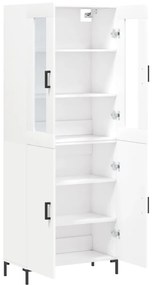 Armário alto 69,5x34x180 cm derivados de madeira branco