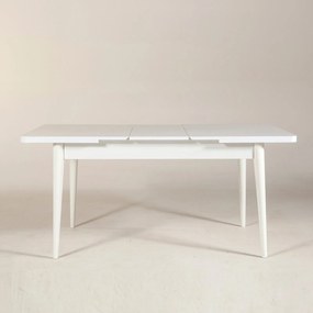 Mesa de Jantar Extensível Vina – Branco – 130x77x80 cm