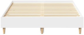 Estrutura de cama sem colchão 140x190 cm branco