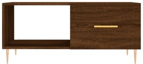 Mesa centro 90x50x40 cm derivados de madeira carvalho castanho
