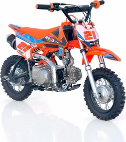 Mini Moto Infantil para crianças REXO K90A 90cc Semi-Automática 10/10" 4T Laranja