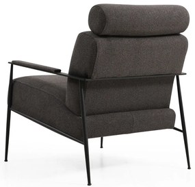 Cadeirão Toscana – Cinzento – 75x80x90 cm