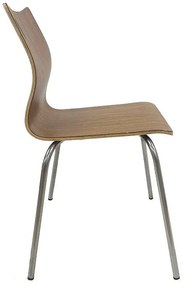 Conjunto de 5 Cadeiras de Jantar – AMELIE – 49x51x85 cm – Aço Inoxidáv