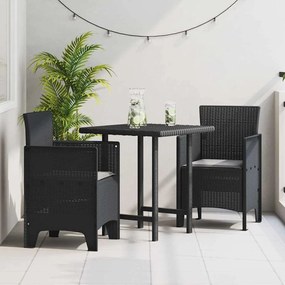 vidaXL Cadeiras de Jardim da 2 pcs Antracite Polirattan