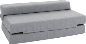 HOMCOM Poltrona dobrável com função cama, cama para hóspedes, dobrável, até 250 kg, 138x80x50 cm, Cinzento | Aosom Portugal