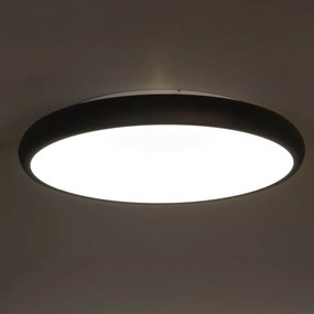 Candeeiro de Teto Moderno Preto 60cm c/ LED Dimmer - Cardona