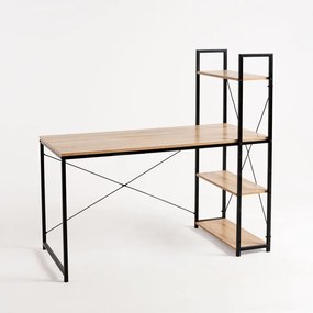 Secretária Kecil Preto 140 cm