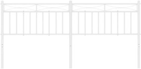 Cabeceira de cama 180 cm metal branco