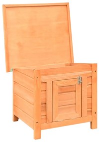 Casa para gatos pinho e abeto maciços 50x46x43,5 cm