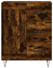 Aparador 69,5x34x90 cm derivados de madeira cor carvalho fumado