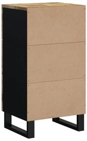 Aparador c/ 3 gavetas 40x33,5x75 cm madeira de mangueira maciça
