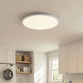Painel LED inteligente branco 60cm incl. LED Dim to Warm com controlo remoto - Knob