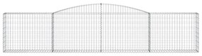 Cestos gabião arqueados 10pcs 400x30x80/100cm ferro galvanizado