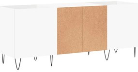 Armário para discos 121x38x48 cm derivados de madeira branco