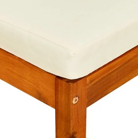 Apoios de pés para jardim 2 pcs madeira de acácia maciça