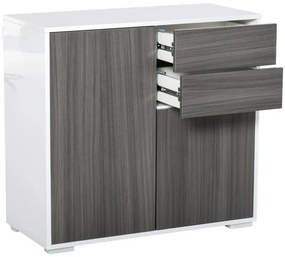 Aparador Sean de 79 cm - Cinzento - Design Nórdico