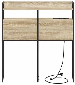 Cabeceira de armazenamento Carvalho Sonoma 100 cm