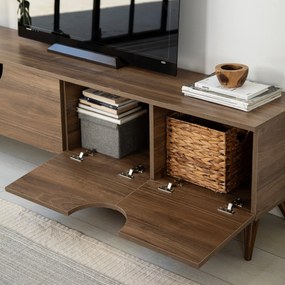 Móvel TV Grotte – Nogueira – 180x50x35 cm