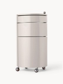 Gaveteiro redondo com rodas Barboy, Design Verner Panton