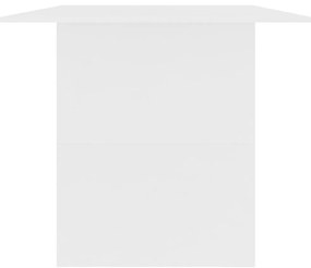 Mesa de jantar 180x90x76 cm derivados de madeira branco