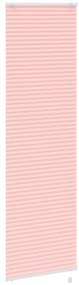 Rosa Plissada Cega 60x200 cm Largura Tecido 59,4 cm Poliéster
