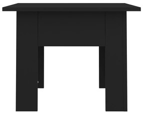 Mesa de centro 55x55x42 cm aglomerado preto