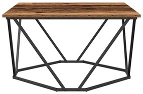 Mesa de Café Madeira Antiga 80x80x45 cm Madeira Engenharia