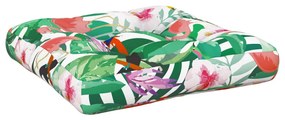 Almofadão para sofá de paletes 60x60x12 cm tecido multicolorido