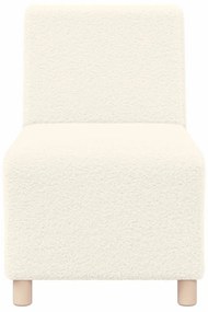 Sofá Chiar 2 pcs Creme 55 x 74 x 82 cm Tecido de veludo côtelé