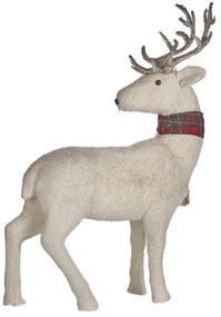 Figura decorativa, MUSTOLA, branco, 51 cm Beliani