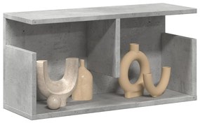 vidaXL Armário de parede 60x20x30 cm deriv. madeira cinzento cimento