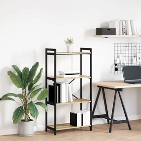 vidaXL Estante Carvalho sonoma 60 x 30 x 118 cm MDF e Aço