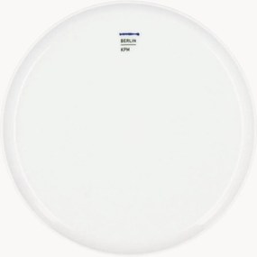 Pratos de pequeno-almoço de porcelana artesanal Lab, conjunto de 2