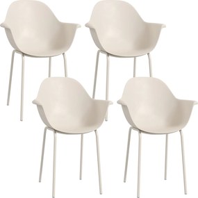 Outsunny Conjunto com 4 Cadeiras de Jardim Cadeiras Outdoor Cadeira de Jardim, Design Moderno, 59 cm x 55 cm x 84 cm, Cinza | Aosom Portugal