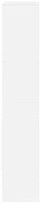 Estante 100x33x175 cm derivados de madeira branco