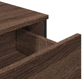 Aparador 79,5x35,5x74,5 cm derivados madeira carvalho castanho