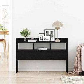 Sideboard vidaXL Preto Carvalho 105x30x70 cm Madeira de Engenharia