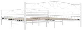 Estrutura de cama 200x200 cm metal branco