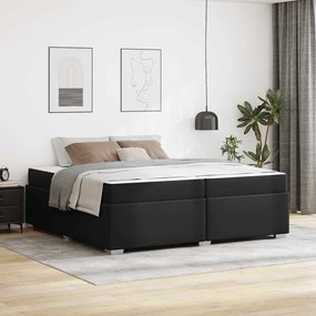 Estrutura da Cama Outros Preto 200 x 200 cm Couro sintético