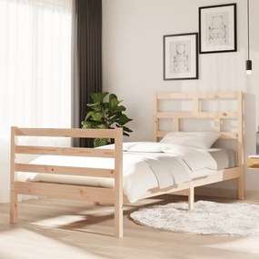 3101268 vidaXL Estrutura de cama 90x200 cm madeira de pinho maciça