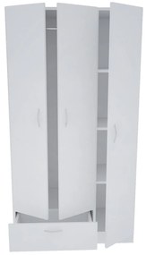 Roupeiro Gabi – Branco – 90x170x40 cm