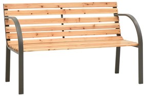 317119 vidaXL Banco de jardim para crianças 81 cm madeira de abeto chinês