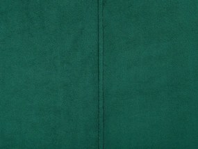 Sofá de canto e repousa-pés em veludo verde esmeralda à direita OSLO Beliani