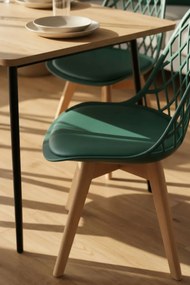 Pack 4 Cadeiras Mima - Verde escuro