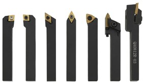 12 pcs conj. ferramentas torneamento intercambiável 8x8mm 70mm