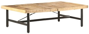 Mesa de centro 142x90x42 cm madeira de mangueira maciça
